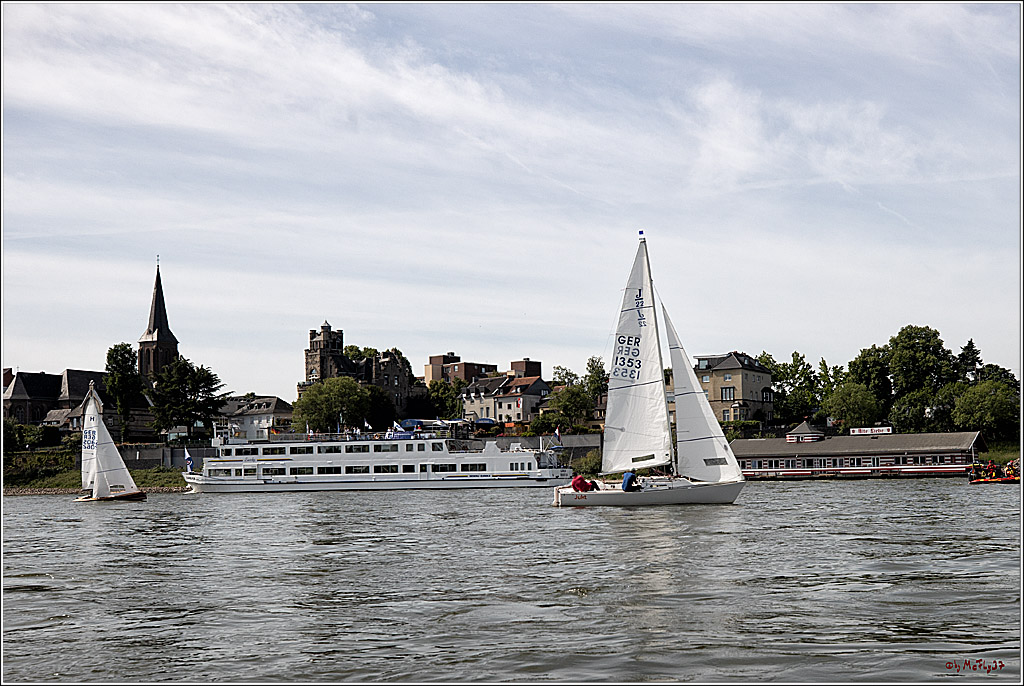 100 Jahre Rheinwoche 2022 - 1. Wettfahrt Porz - Hitdorf, 03.06.2022,